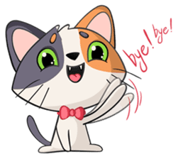 Наклейки кавайные с котятами