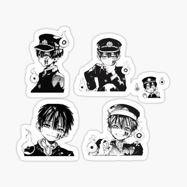 Наклейки аниме туалетный мальчик Ханако