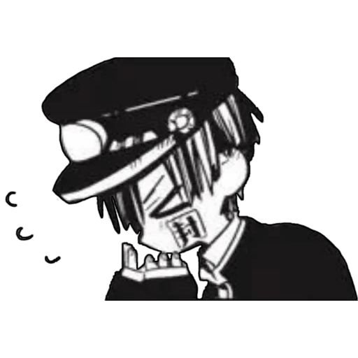 Туалетный мальчик Ханако наклейки