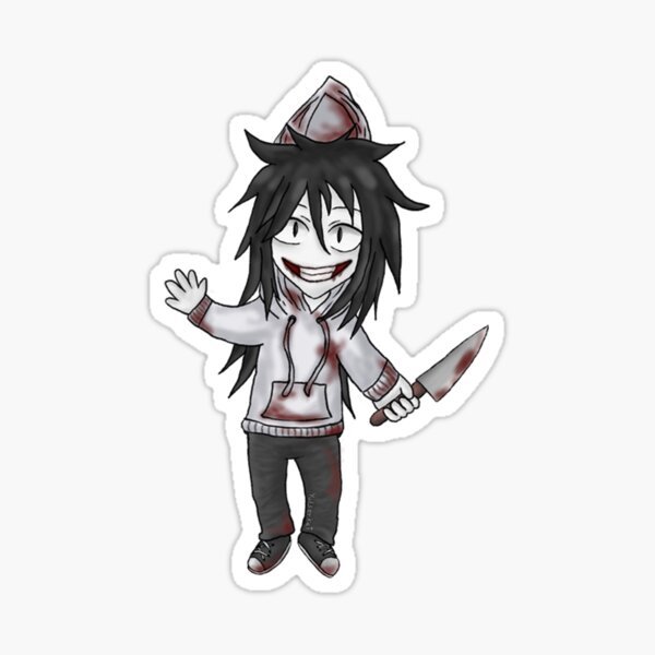 Стикеры крипипаста Джефф