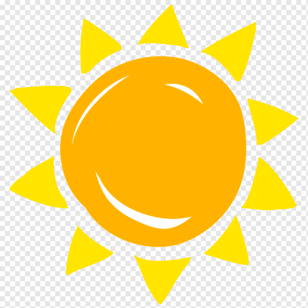 Солнце наклейка