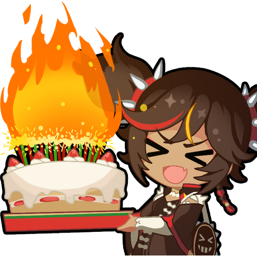 Чиби Сяо ест бургер за столом из Геншина