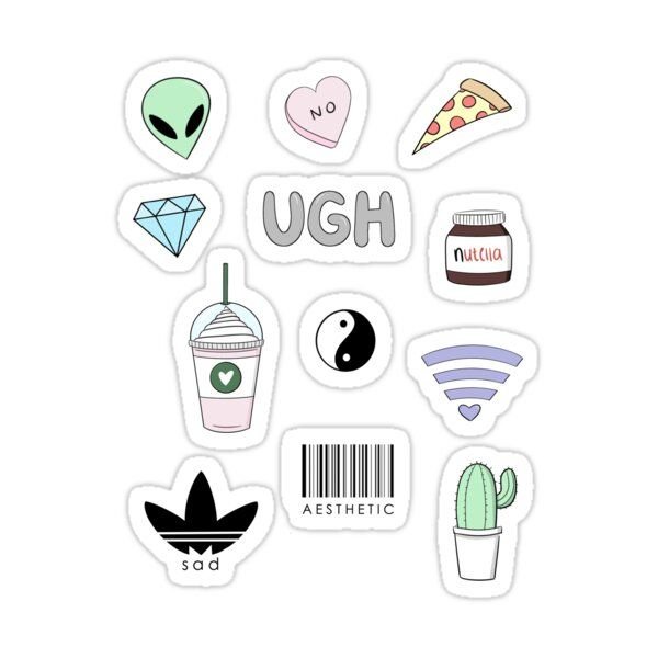 Наклейки aesthetic