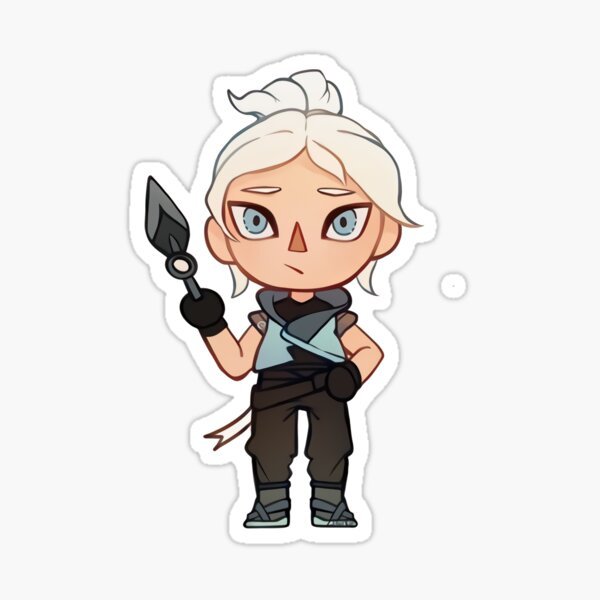 Jett valorant Chibi