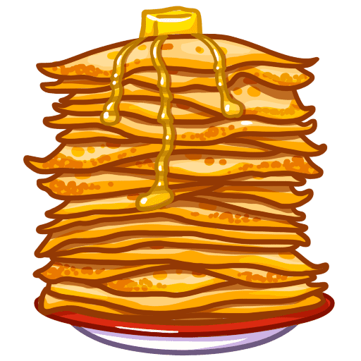 Блинчик мультяшный