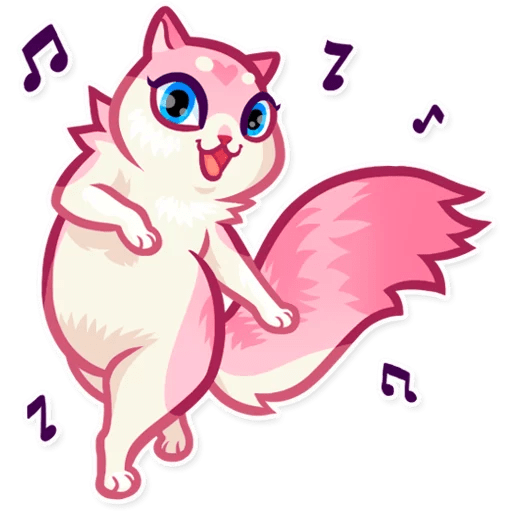 Кошка стикер телеграмм