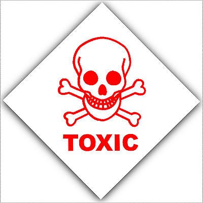 Toxic наклейка