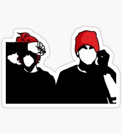 Twenty one Pilots наклейки