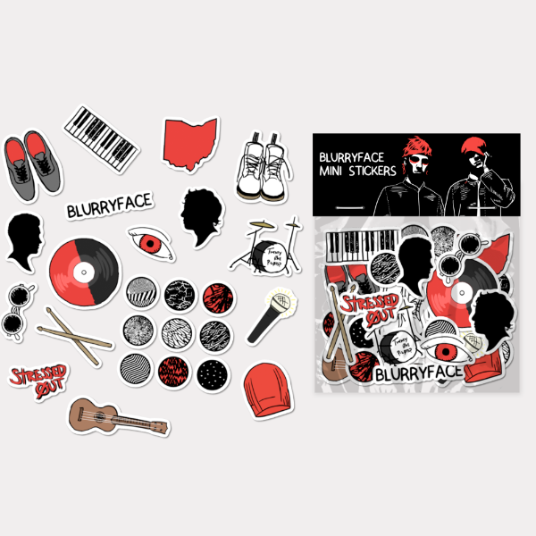 Твенти Ван пайлотс Стикеры