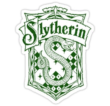Стикеры Гарри Поттер Слизерин