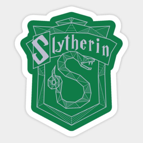 Наклейки Гарри Поттер Слизерин