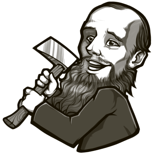 Фёдор Достоевский шарж