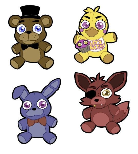 Стикеры Фредди ФНАФ