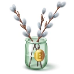 Ваза с ветками вербы для детей