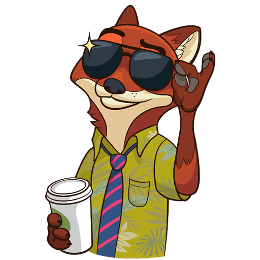 Ник Уайльд Стикеры