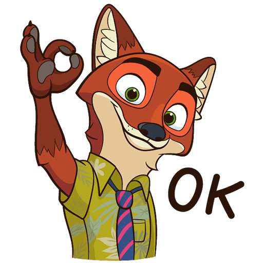 Наклейки Зверополис