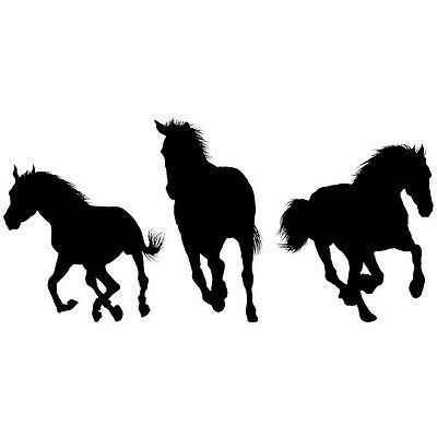 Изображение стилизованной бегущей лошади