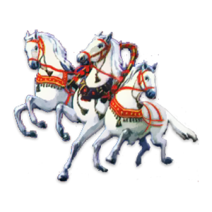 Сани Деда Мороза и Снегурочки