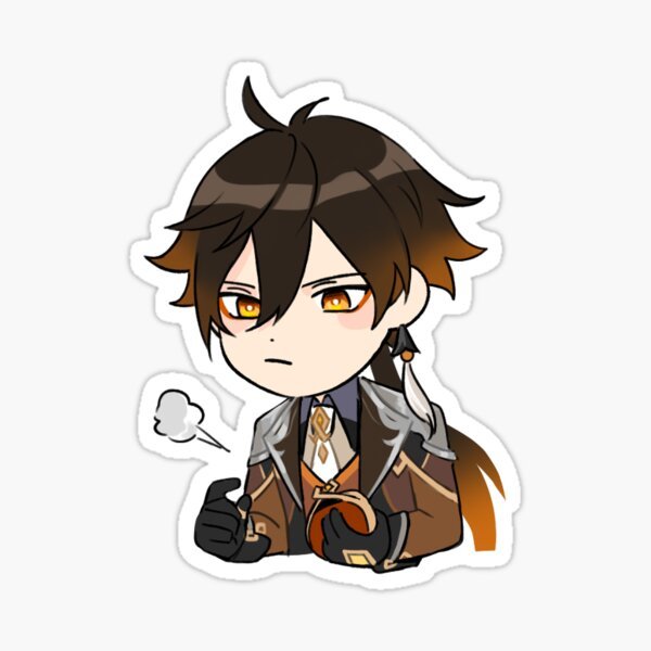 Чиби персонажи Геншин Джун ли