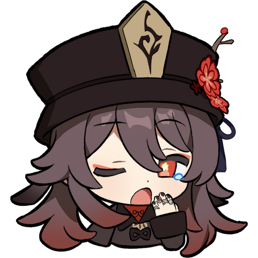 Ху Тао Геншин Чиби Стикеры