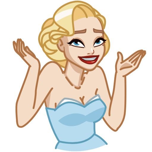 Стикер Кьюти Мадлен