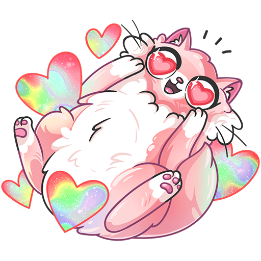 Котик Сахарок стикер