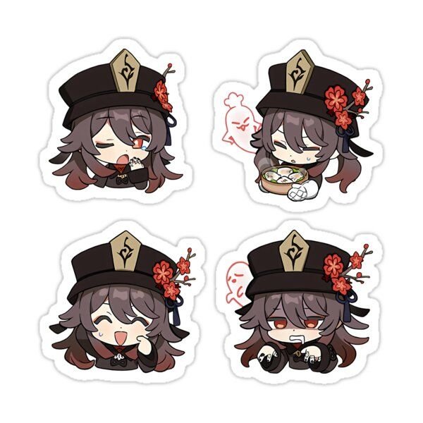 Чиби персонажи Геншин Импакт