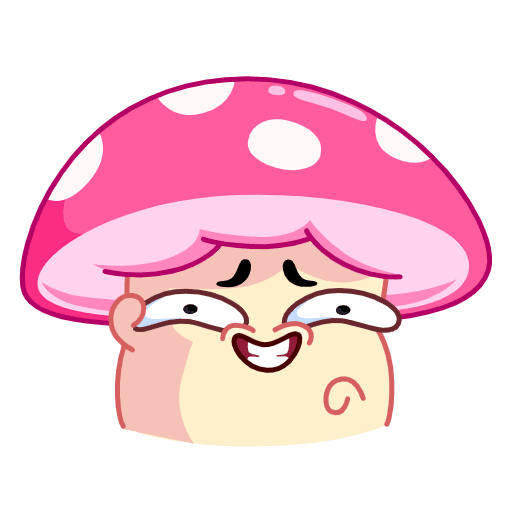 Стикеры мухомор Степа