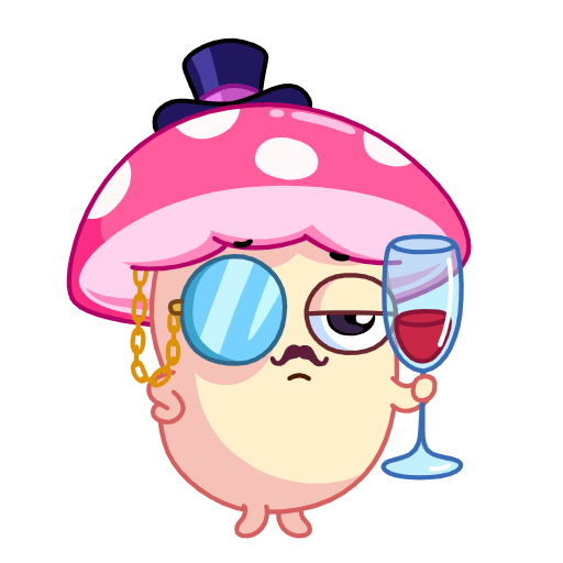 Мухомор стёпа Стикеры