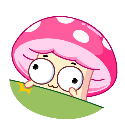 Стикеры мухомор Степа