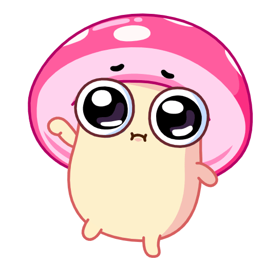 Стикеры мухомор Степа