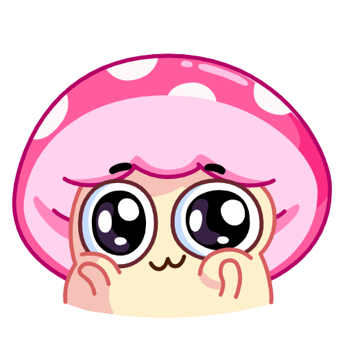 Стикеры мухомор Степа