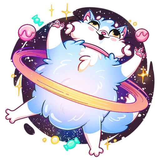 Набор стикеров замурчательная парочка