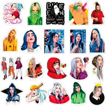 Стикер пак Билли Айлиш