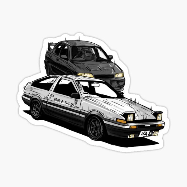 Initial d брелок ae86