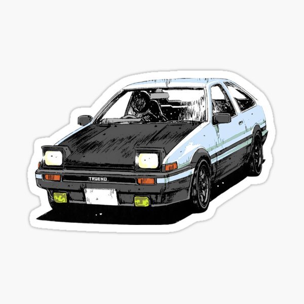 Такуми Фудживара ae86 надпись