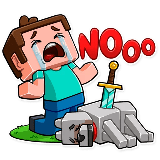 Стикеры с МАЙНКРАФТОМ