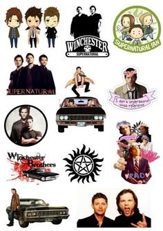 Трафарет сверхъестественное