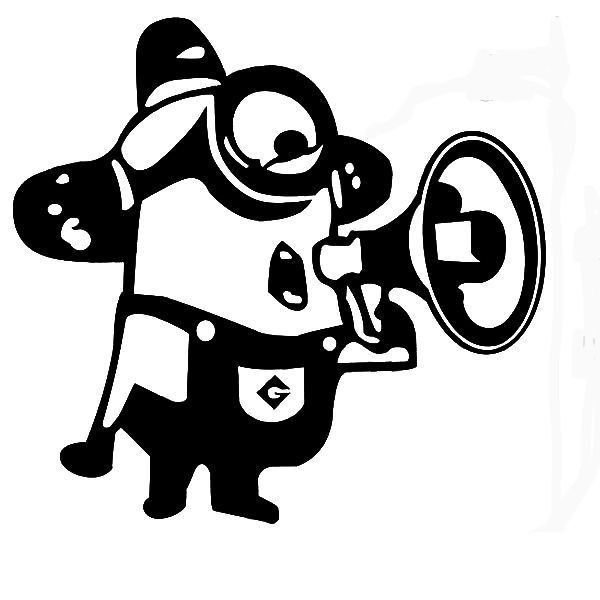 Наклейки на авто Миньоны