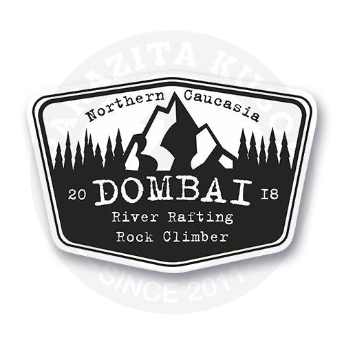 Наклейки Домбай