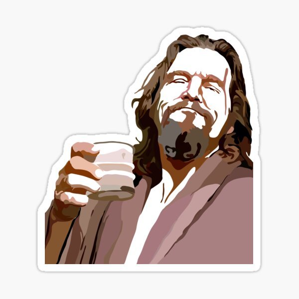 Большой Лебовски Уолтер с пистолетом арт