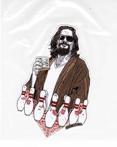 Большой Лебовски в кресле