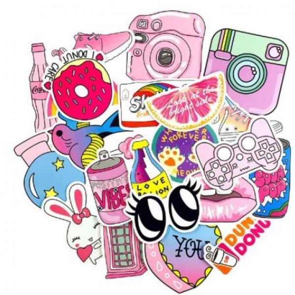 Большие наклейки. Для девочек