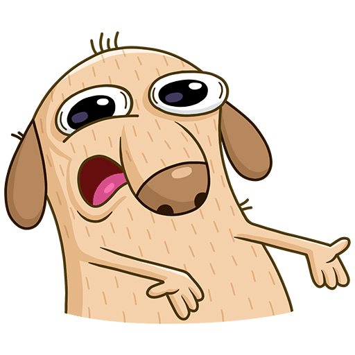 Собака Дигги стикер