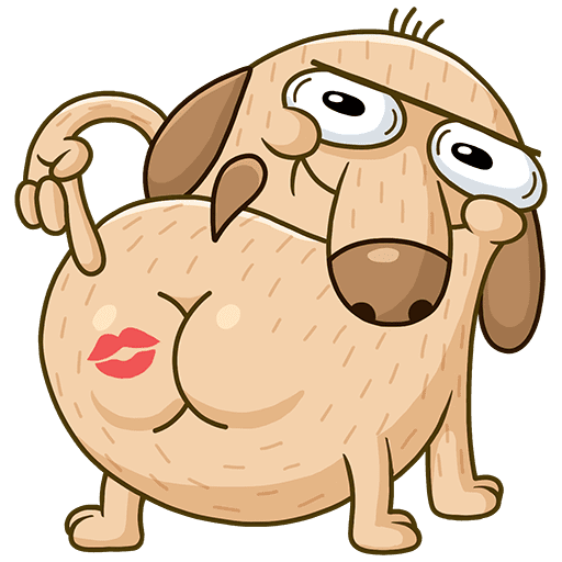 Стикеры Дигги с пивом