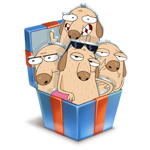 Герои мышки и Клавы Стикеры