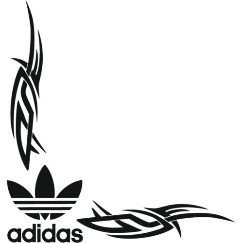 Кроссовки адидас вектор