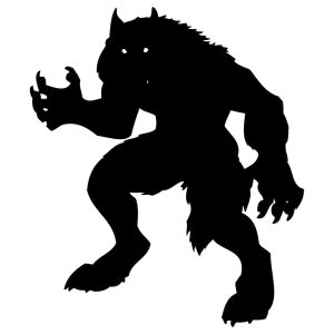 Геральдический волк вектор