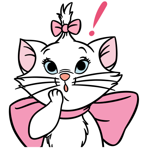 Стикерпак кошечка Мари