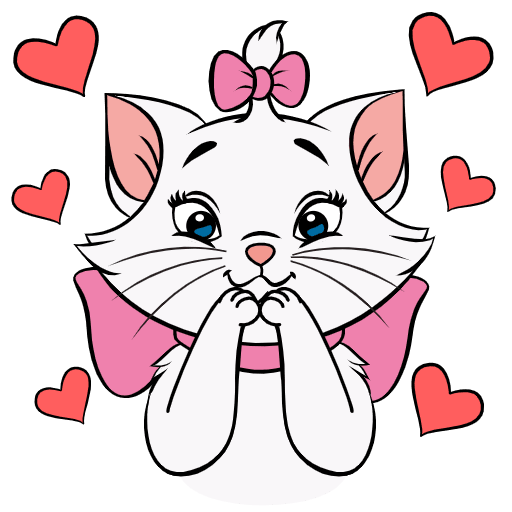 Стикеры ангел Мари